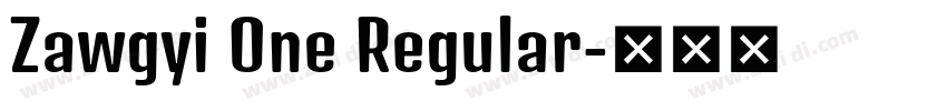 Zawgyi One Regular字体转换 Zawgyi One Regular字体转换